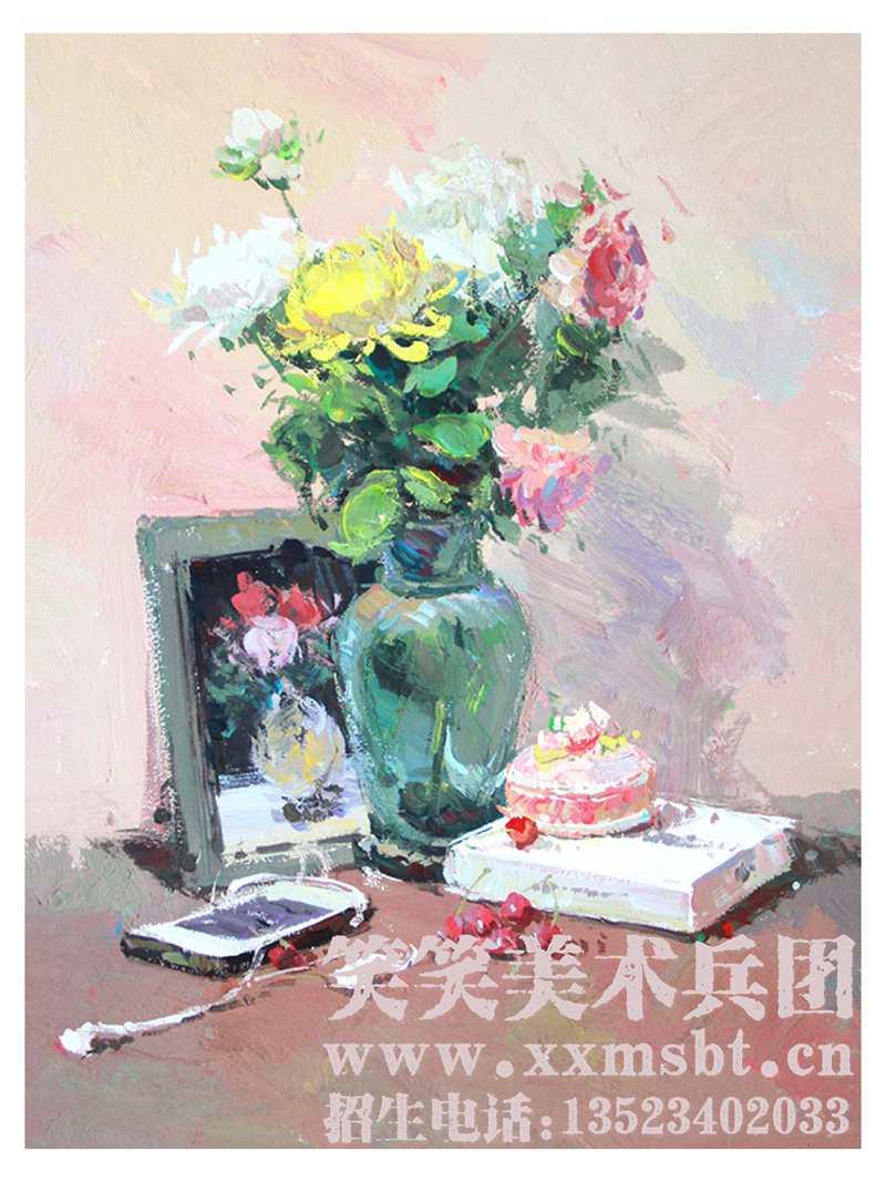 郑州画室,郑州美术高考培训,色彩静物