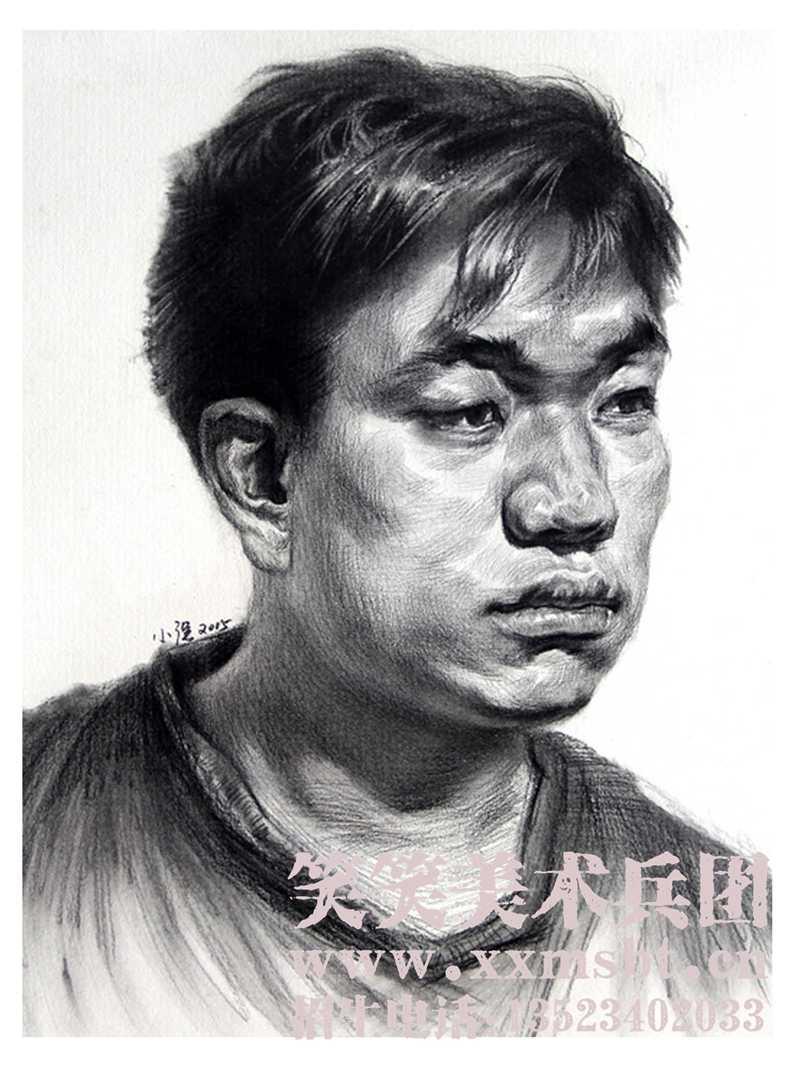 郑州画室,郑州美术高考培训,素描头像