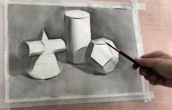 郑州画室——素描几何体